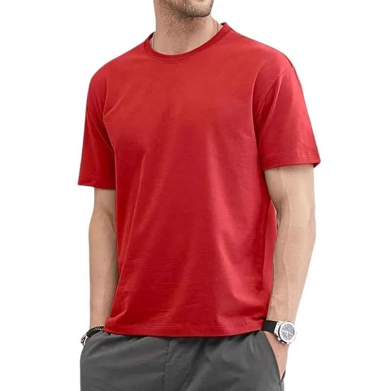 T Shirt For Men Summer Cotton Tops