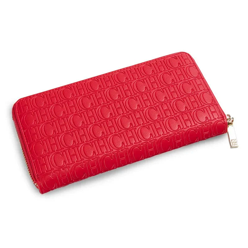 CH Women's Solid Color Long Wallet