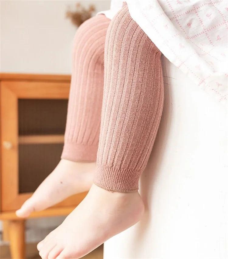 Children's Girls Boys Pants Knitted Leggings