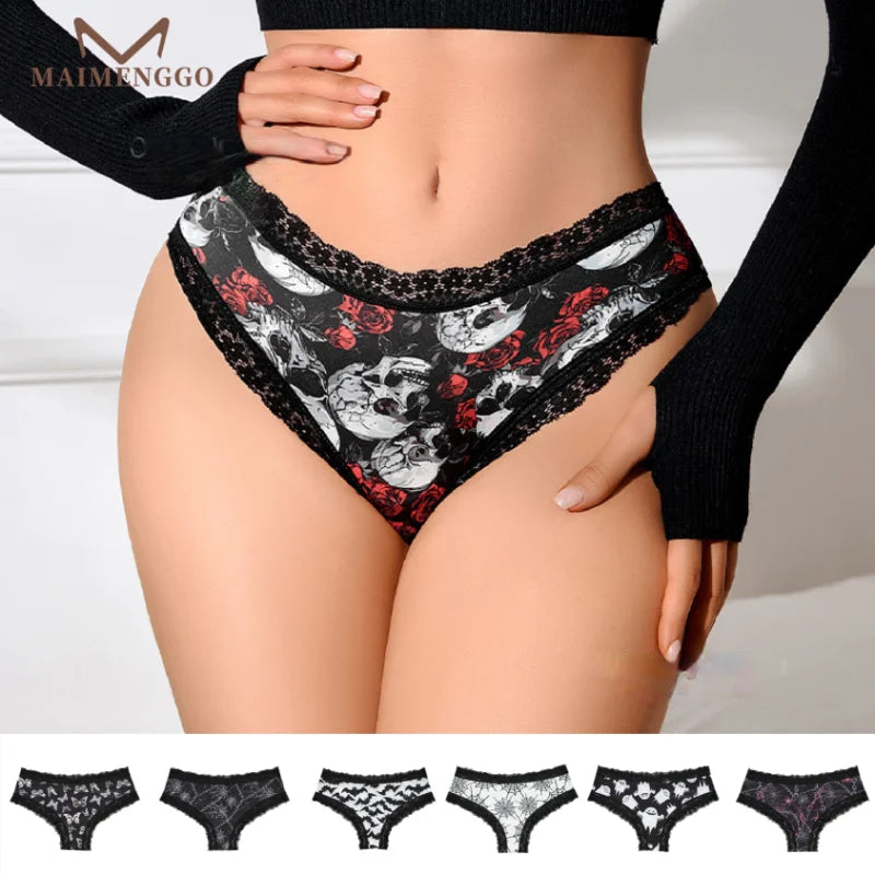 Halloween Underwear Women's Lace