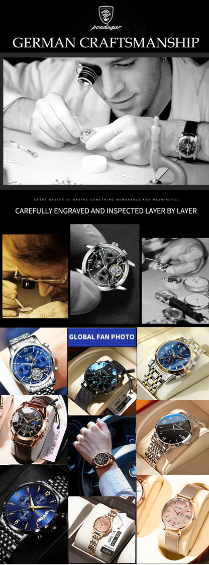 Luxury Man Wristwatch Waterproof