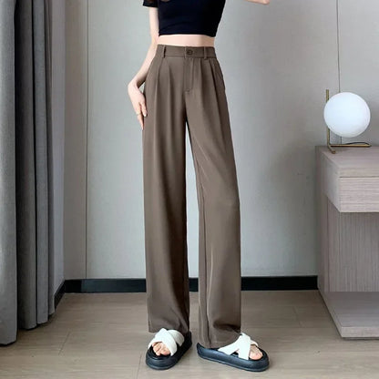 Women Suit Pants Lady Baggy