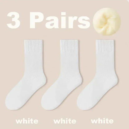 3 Pairs Women Socks Wool