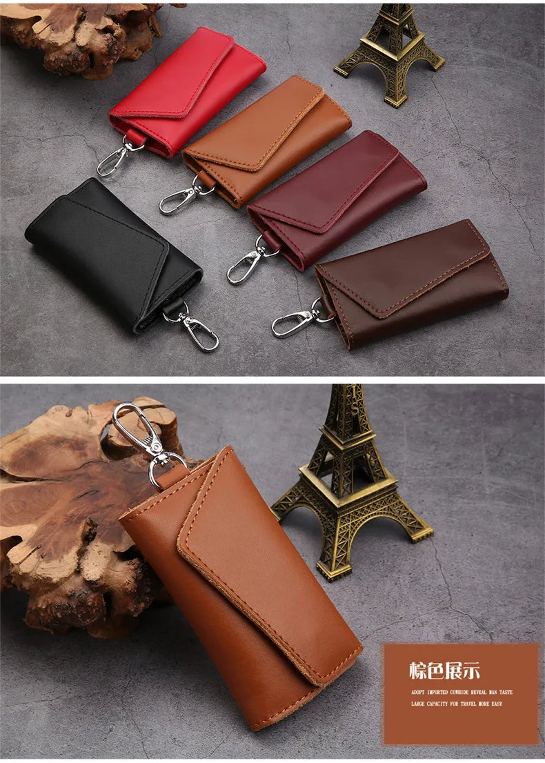 New Genuine Leather Keychain