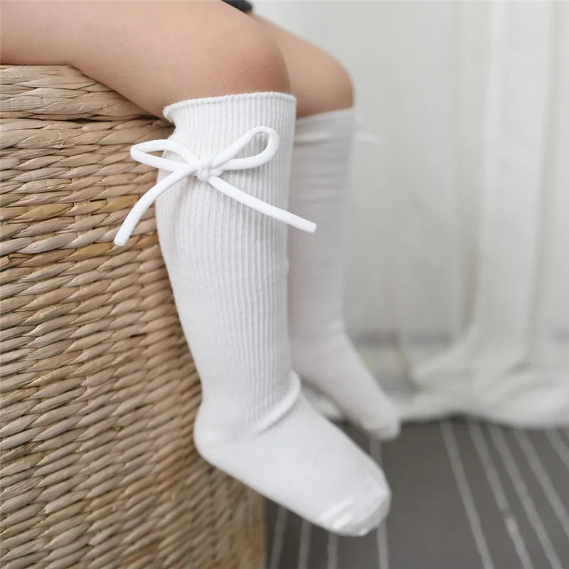 Kids Knee High Socks Baby Girls