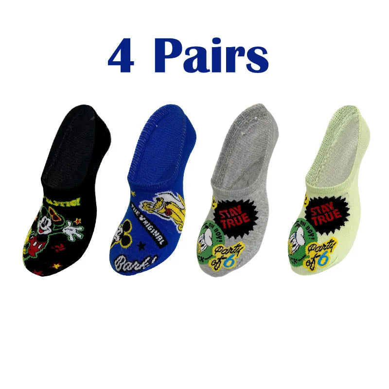 Disney Summer Casual Cute women Socks (5 Pairs)