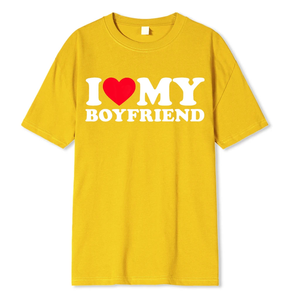 I Love My Boyfriend & I Love My Girlfriend T Shirt