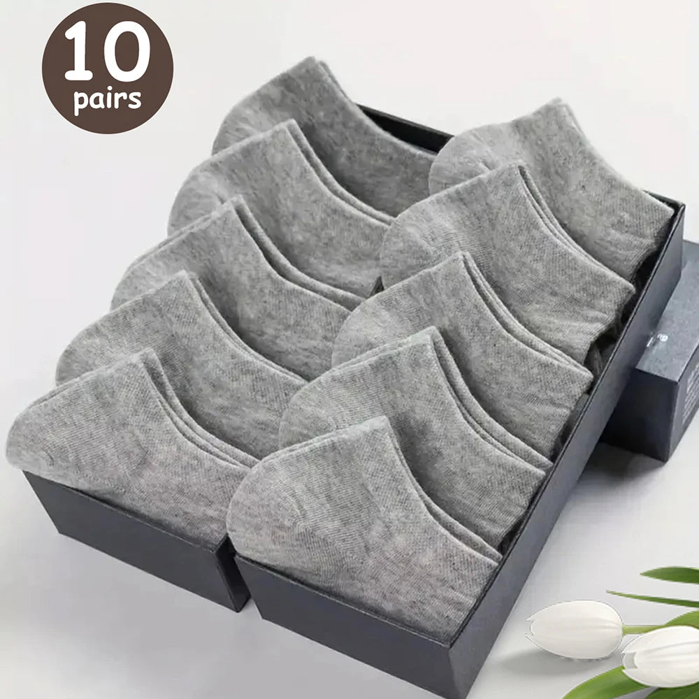 Breathable Deodorant Men's Low Cut Ankle Socks