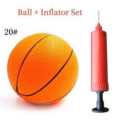 12/20cm Small Mini Children Inflatable Basketballs With Pump Needle