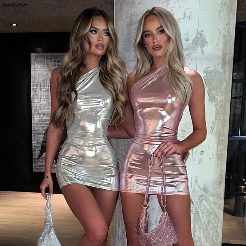 Sexy One Shoulder Bodycon Dresses