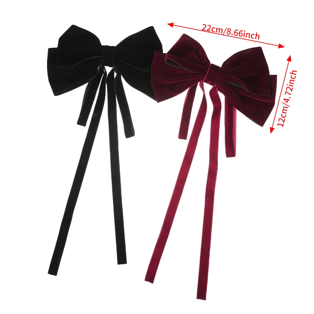 Velvet Barrettes Women Temperament Ponytail Hairpin