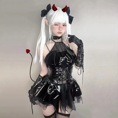 Sexy Cosplay Pu Dress