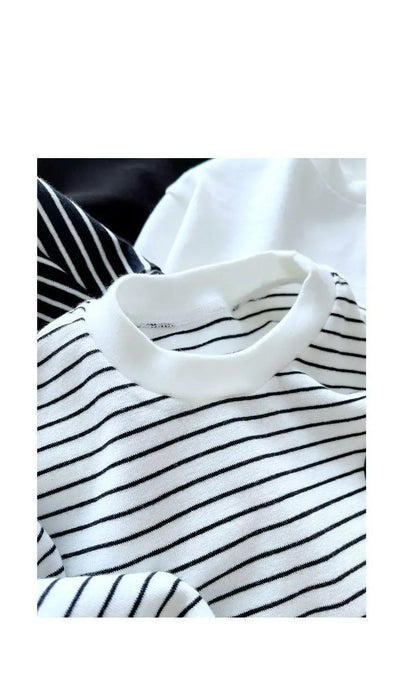 Striped Cute Baby Long Sleeved T-shirt