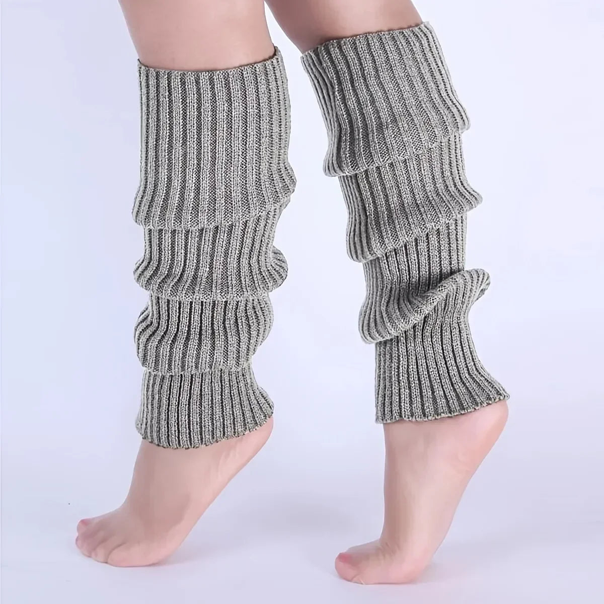 Classic Knit Leg Warmers Knit Knee