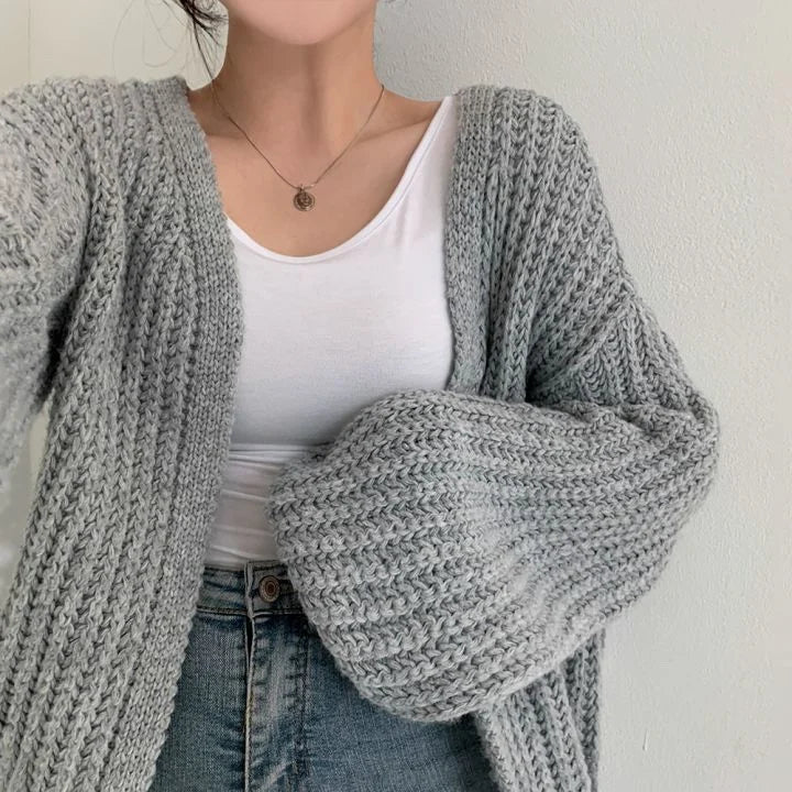 Sleeve Women Cardigan