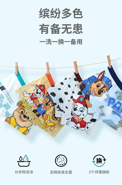 4PCS/SET Genuine Boys Underpants Cotton