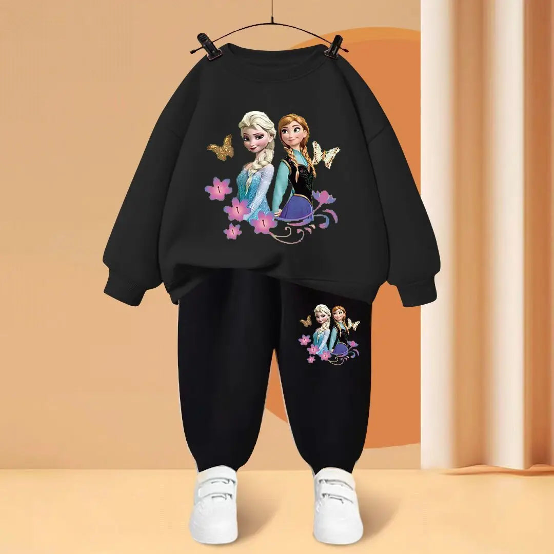 Princess Print Children's Tracksuit Set