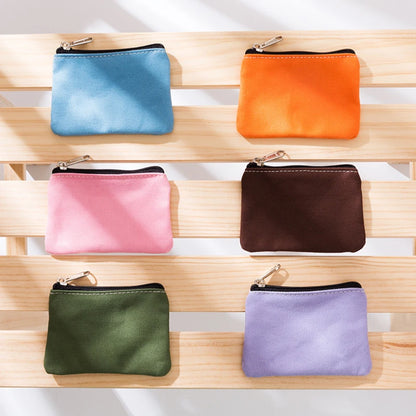 Plain Canvas Cotton Bag Pure Zipper