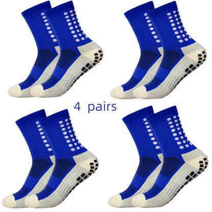 4 pairs of men's soccer socks