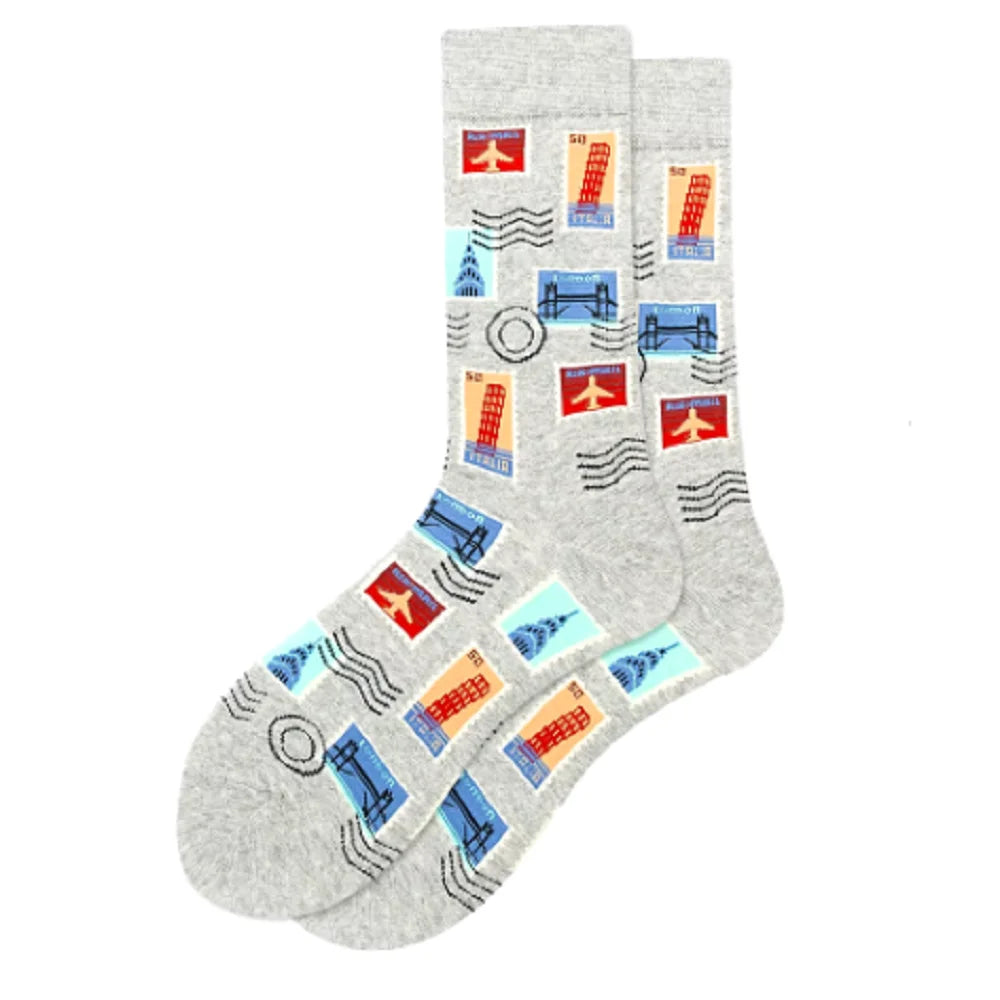 Happy Funny Socks Men Casual