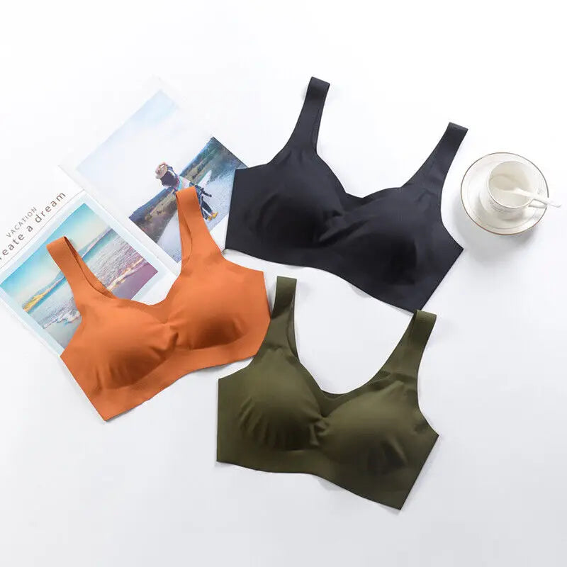 Seamless Ice Silk Bra