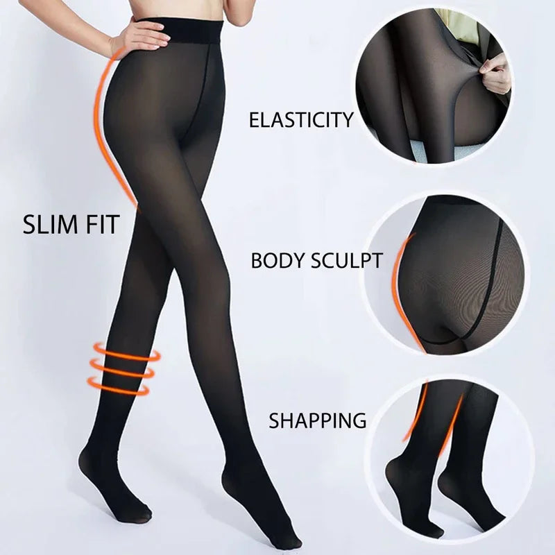 Thicken Polar Stockings Winter Warm Leggings Women