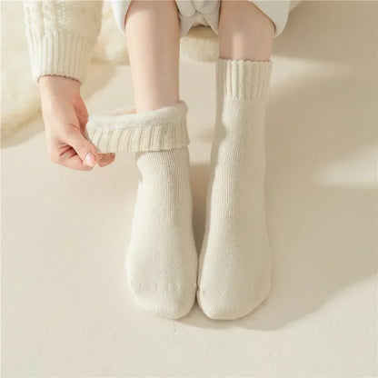 3 Pairs Women Socks Wool