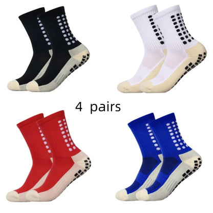 4 pairs of men's soccer socks