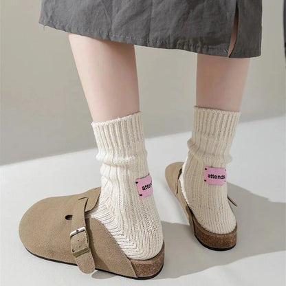 Middle Tube Socks Cotton