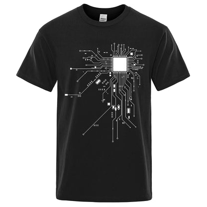 CPU Processor Circuit Diagram T Shirt