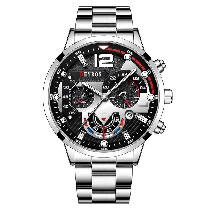 Fashion Men Watches Luxury Stainless Steel