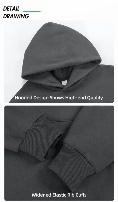 Heavy Weight Cotton Plus Velvet Hooded