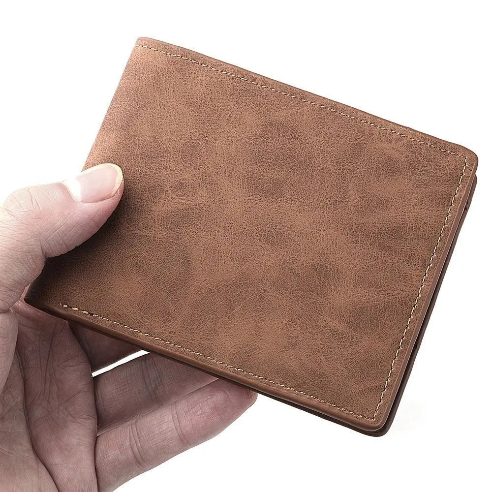 Fashion PU Leather Men Wallet Large-capacity