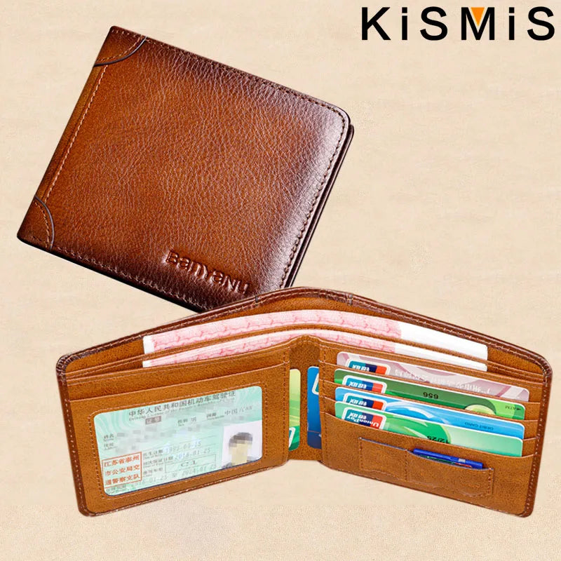 Top Quality Wallet Men Genuine Leather