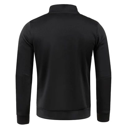 Autumn Men's Half Zipper Sweatshirts Long Sleeve