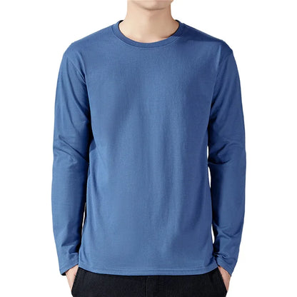 T Shirt For Men Cotton Long Sleeve