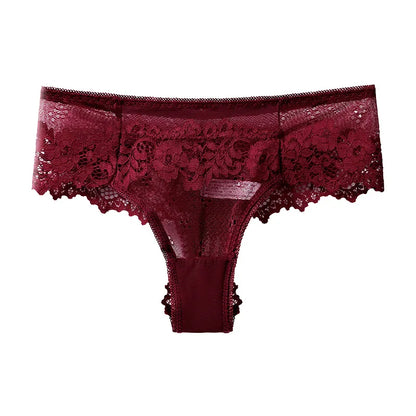 Lace Thong Women Lace Low Waist Panties