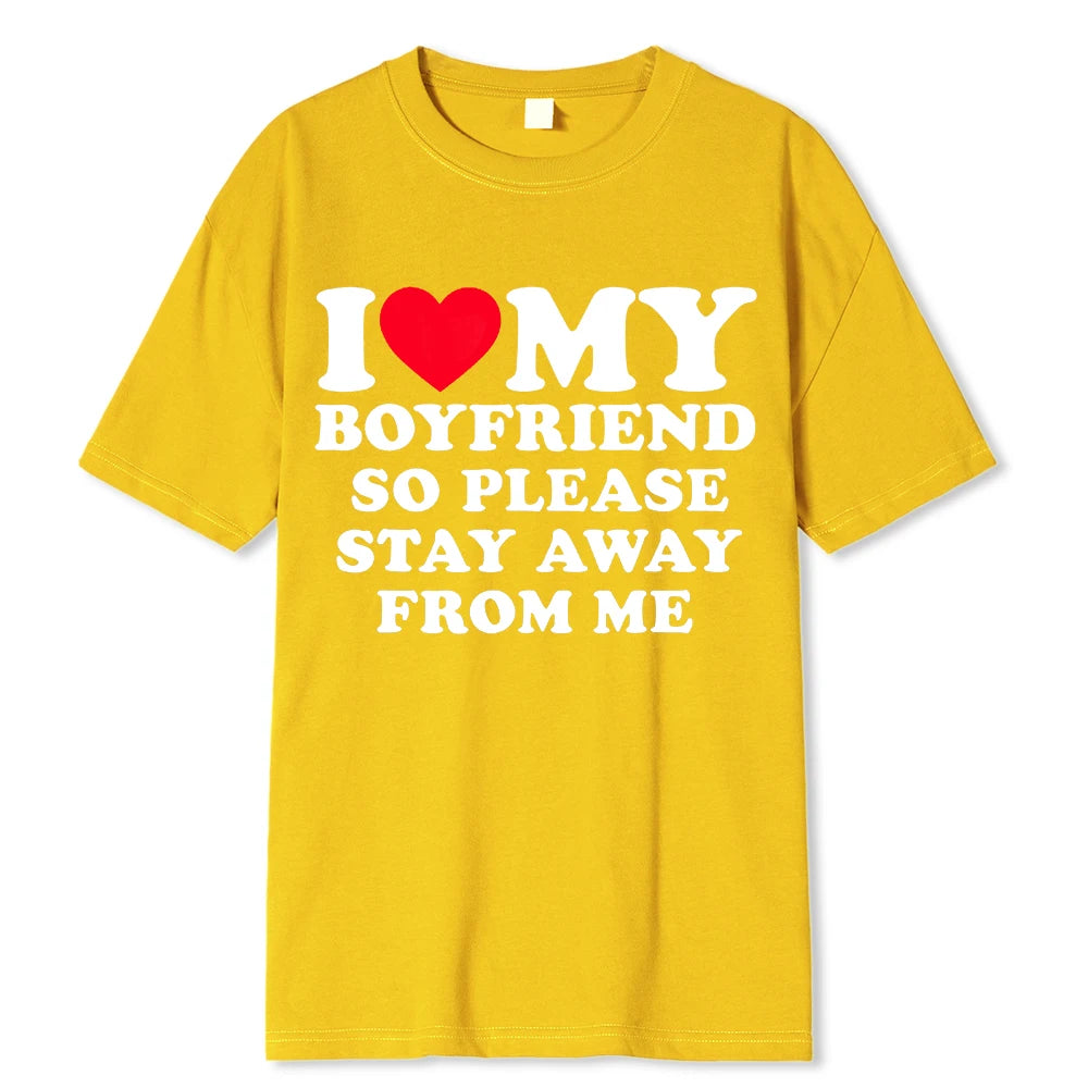 I Love My Boyfriend & I Love My Girlfriend T Shirt