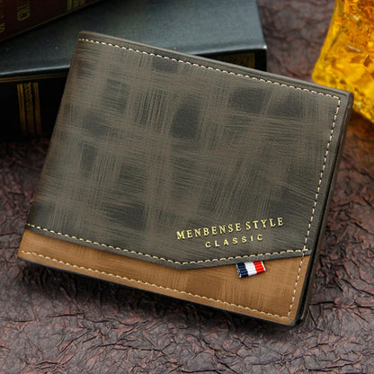 Short Men Wallets Slim Classic