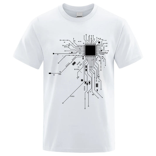 CPU Processor Circuit Diagram T Shirt