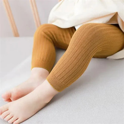 Children's Girls Boys Pants Knitted Leggings