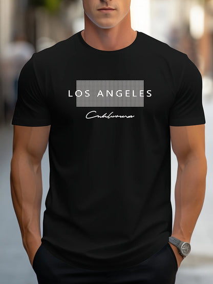 Men's 100% cotton summer loose fit large Los Angeles