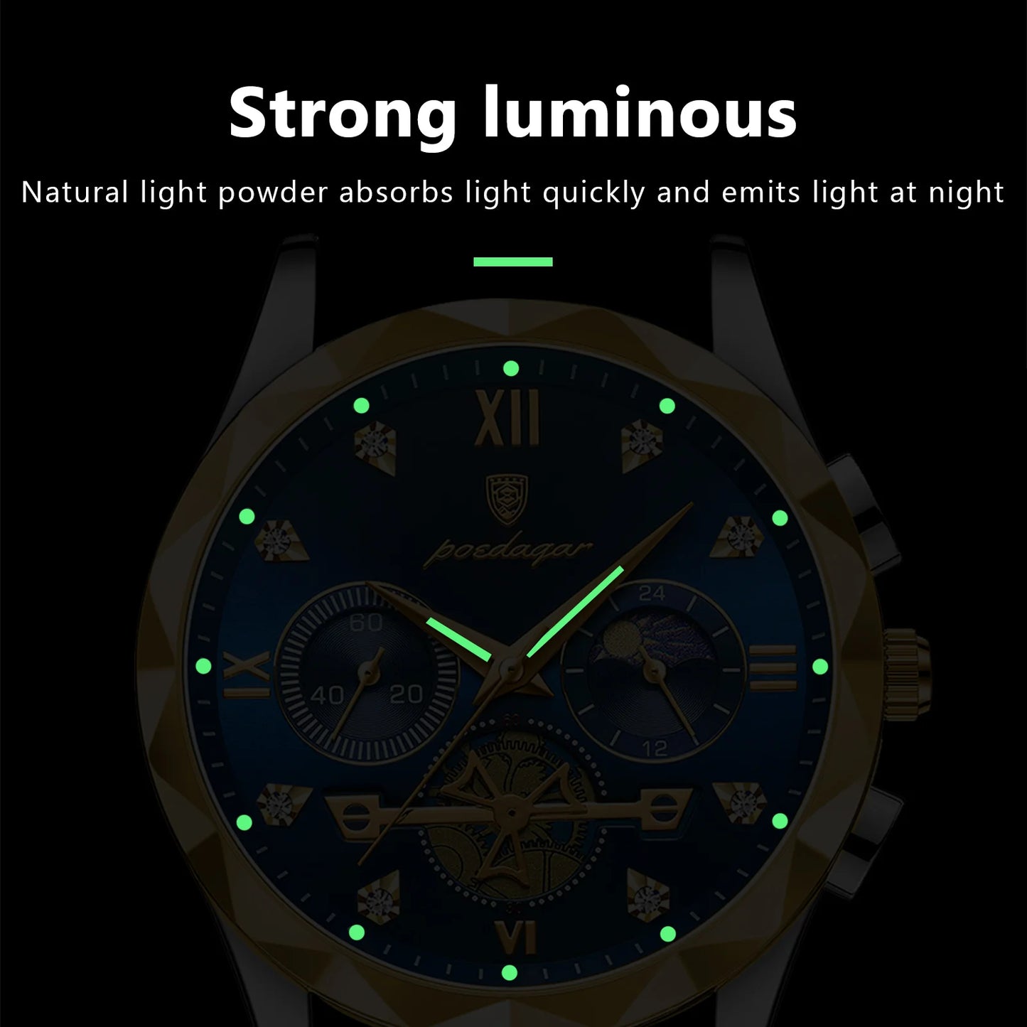 Luxury Man Wristwatch Waterproof