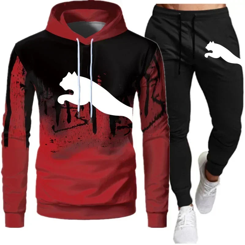 Casual trend sweater set outdoor sports