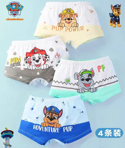 4PCS/SET Genuine Boys Underpants Cotton