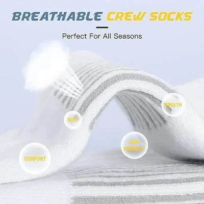 Men's Outdoor Gym Socks High Quality (6 Pairs)