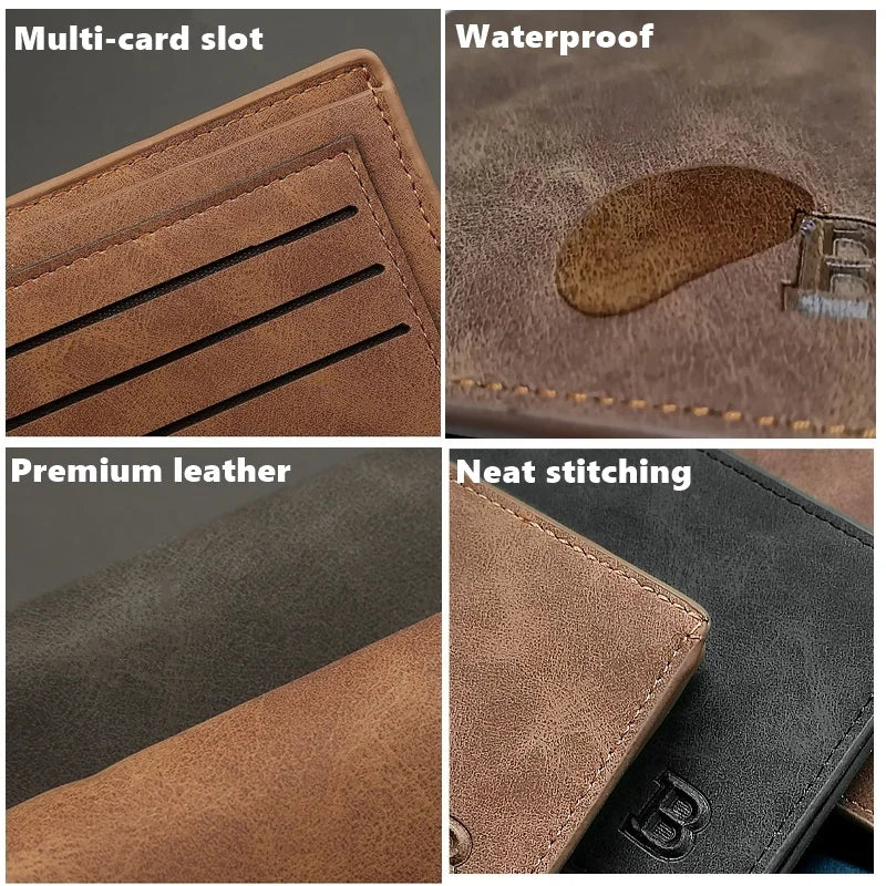 Men Leather Wallets Small