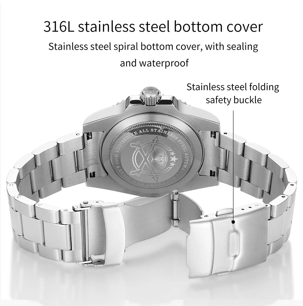 Business Leisure Stainless Steel Watch