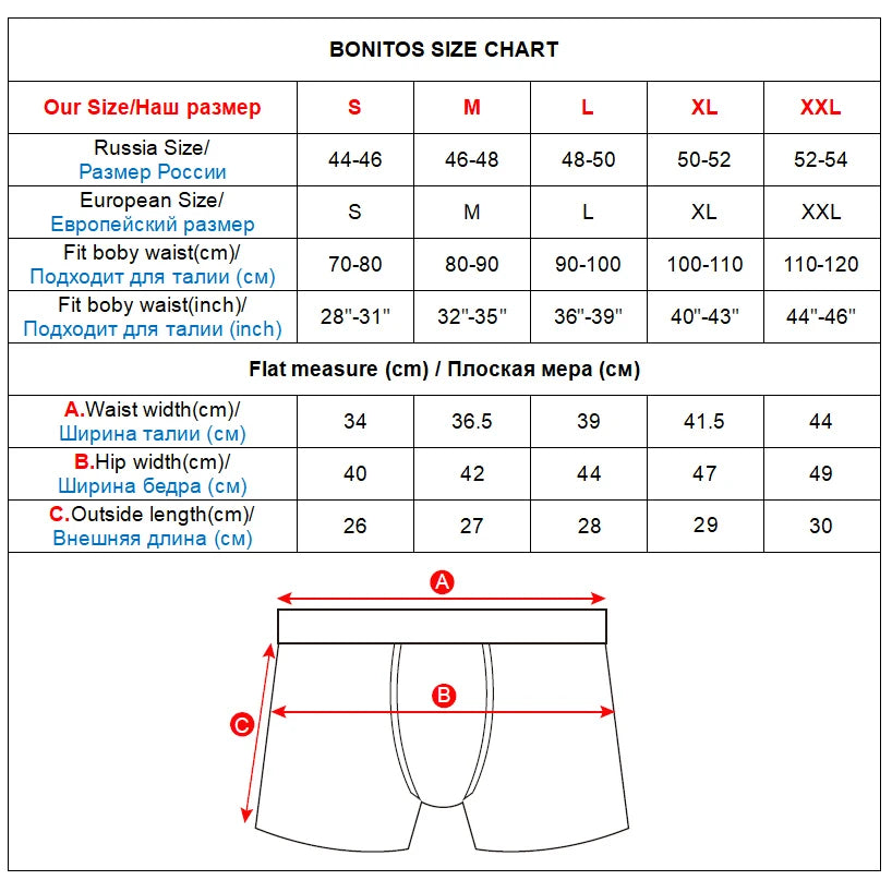 5pcs Pack 2025 Men Panties Polyester Underwear