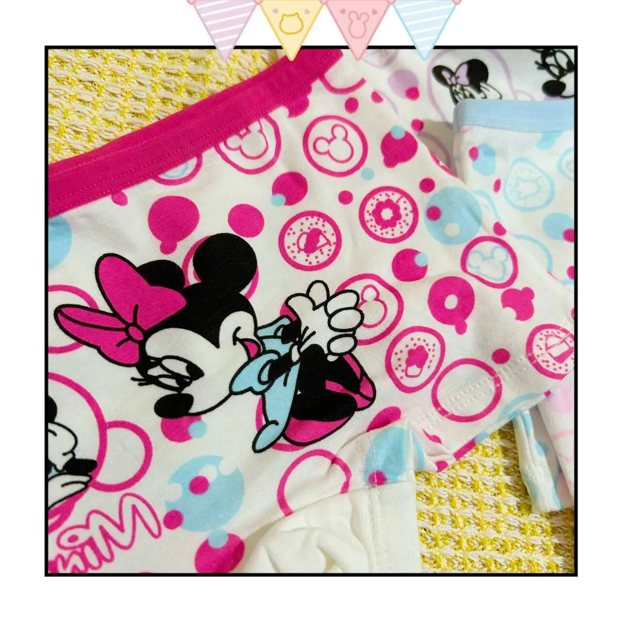 2Pcs/Bag 2-10Y New girl Minnie mouse Underwear